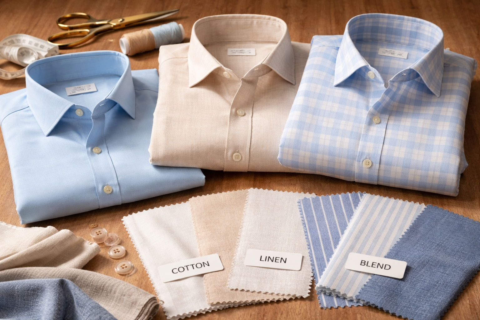 Shirt Fabric Guide – Cotton vs Linen vs Blends