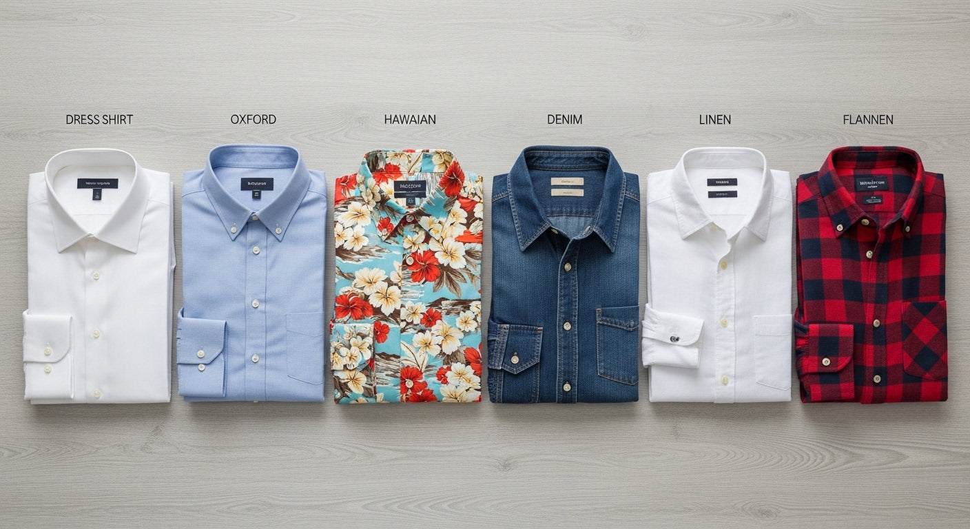 Men’s Shirt Styles Explained – Find the Right Style for Every Occasion