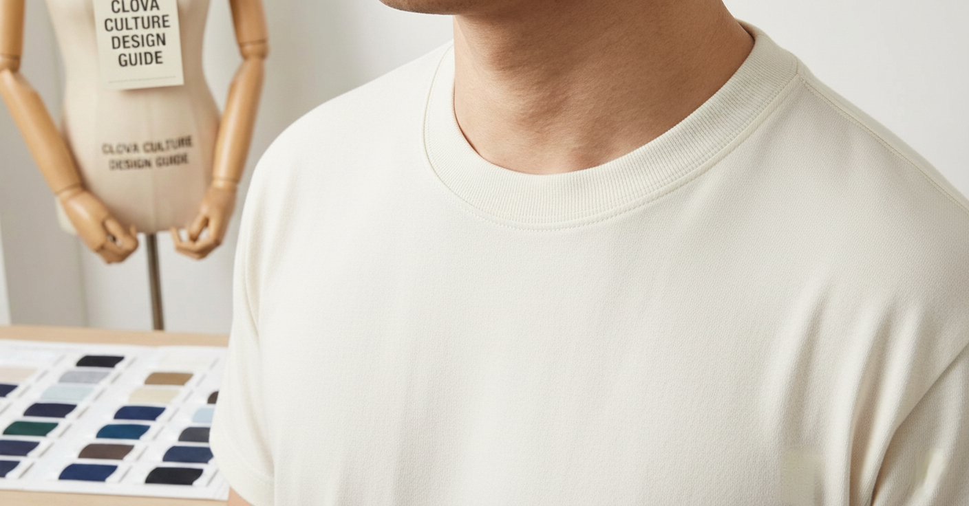Why ribbed collars improve the fit of t-shirts – a Clova Culture design guide