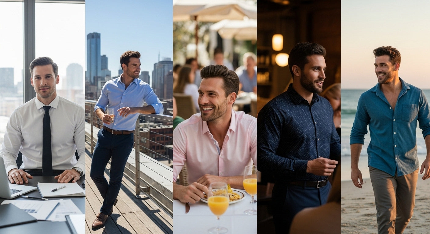 Men’s Shirt Color Guide – Choose the Perfect Color for Every Occasion