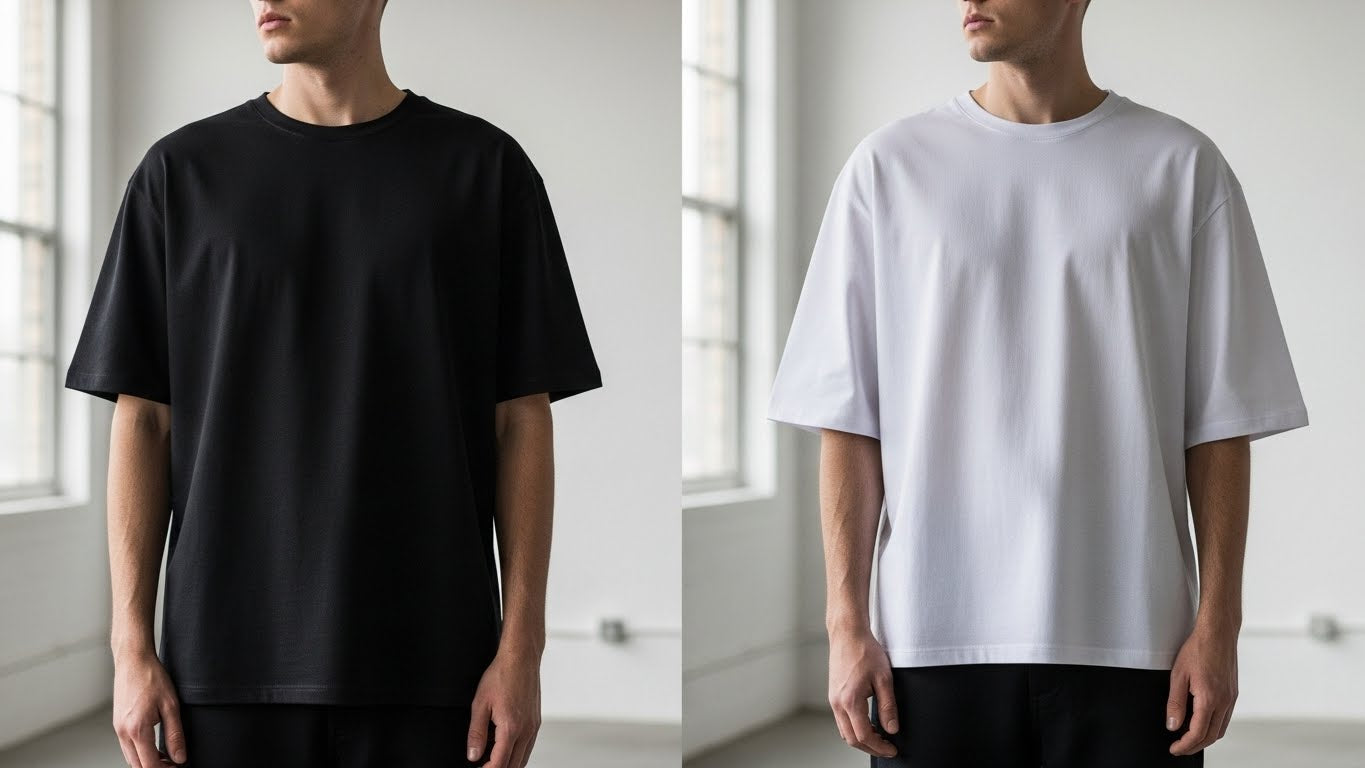 Why sleeve length matters in oversized t-shirts – a Clova Culture fit guide