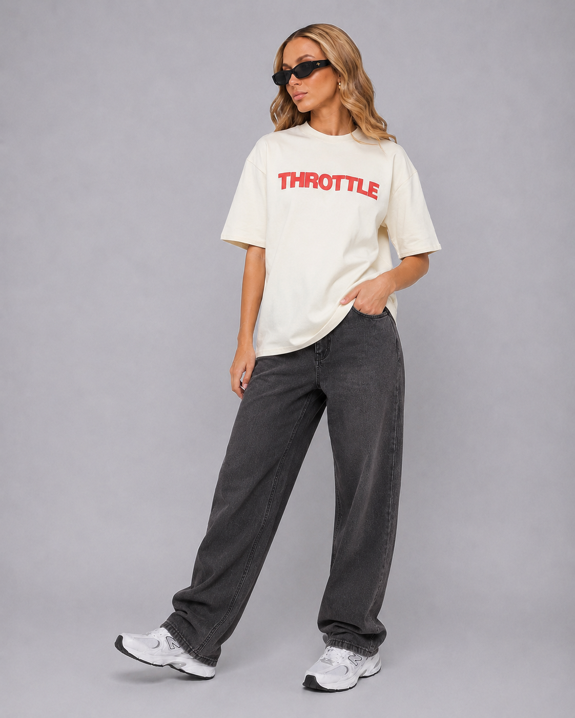Women's Untamed Bull Oversized Graphic Tee