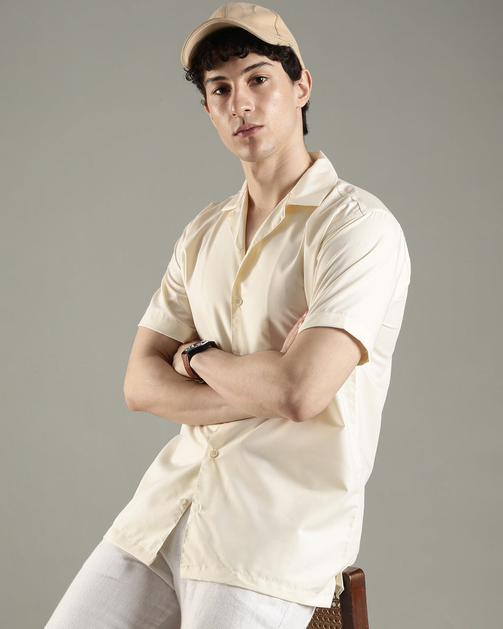 Premium Viscose Cuban Collar Shirt