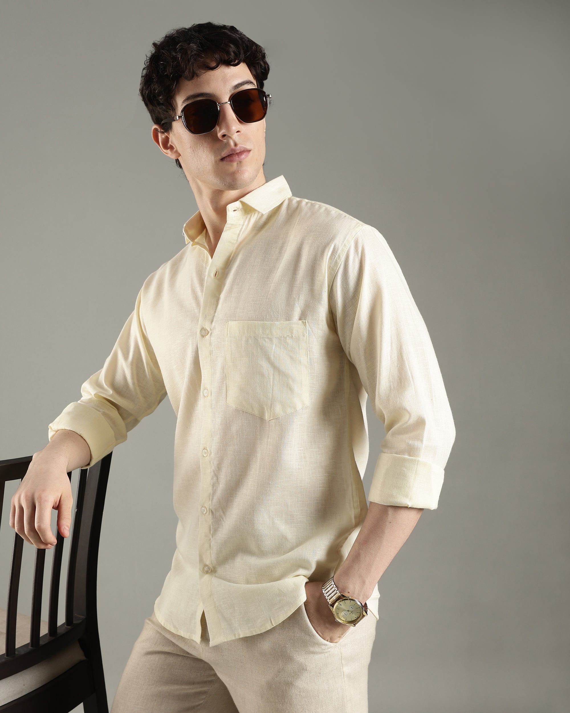 Premium Casual Linen Blend Shirt