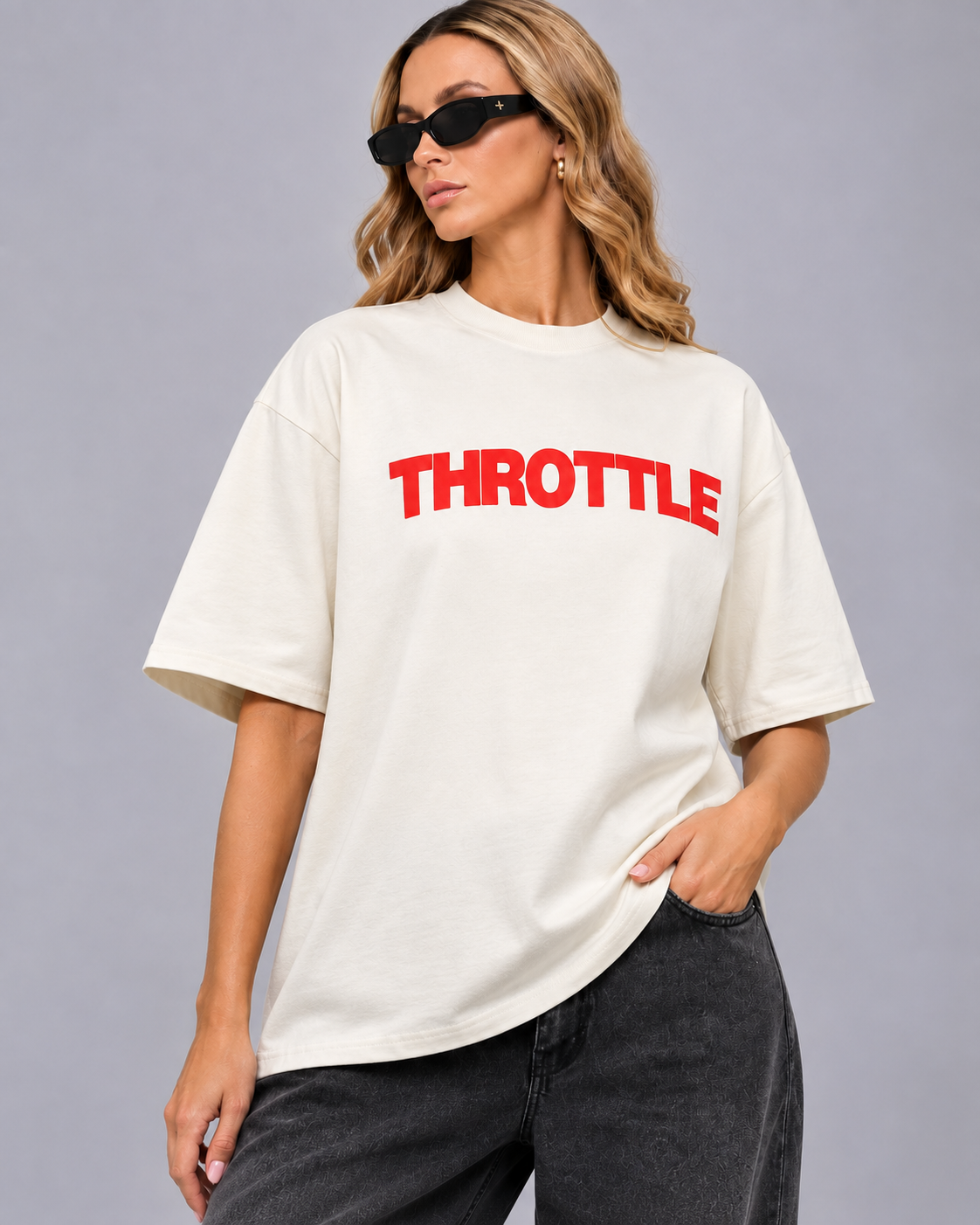 Women's Untamed Bull Oversized Graphic Tee
