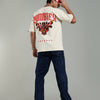 Untamed Bull Graphic Oversized Tee