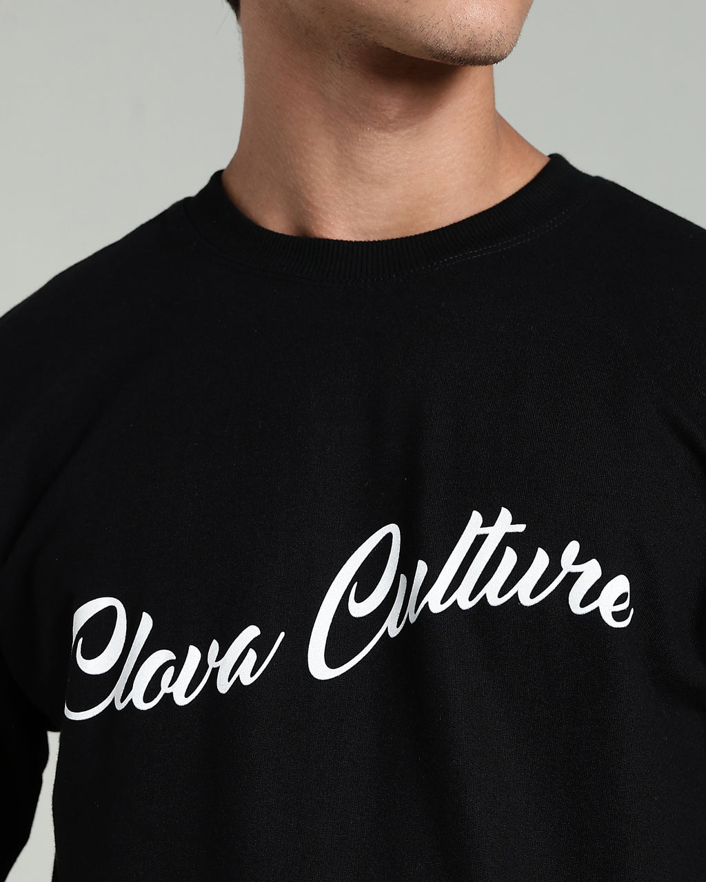 Nishikigoi Art Black Oversized Tee