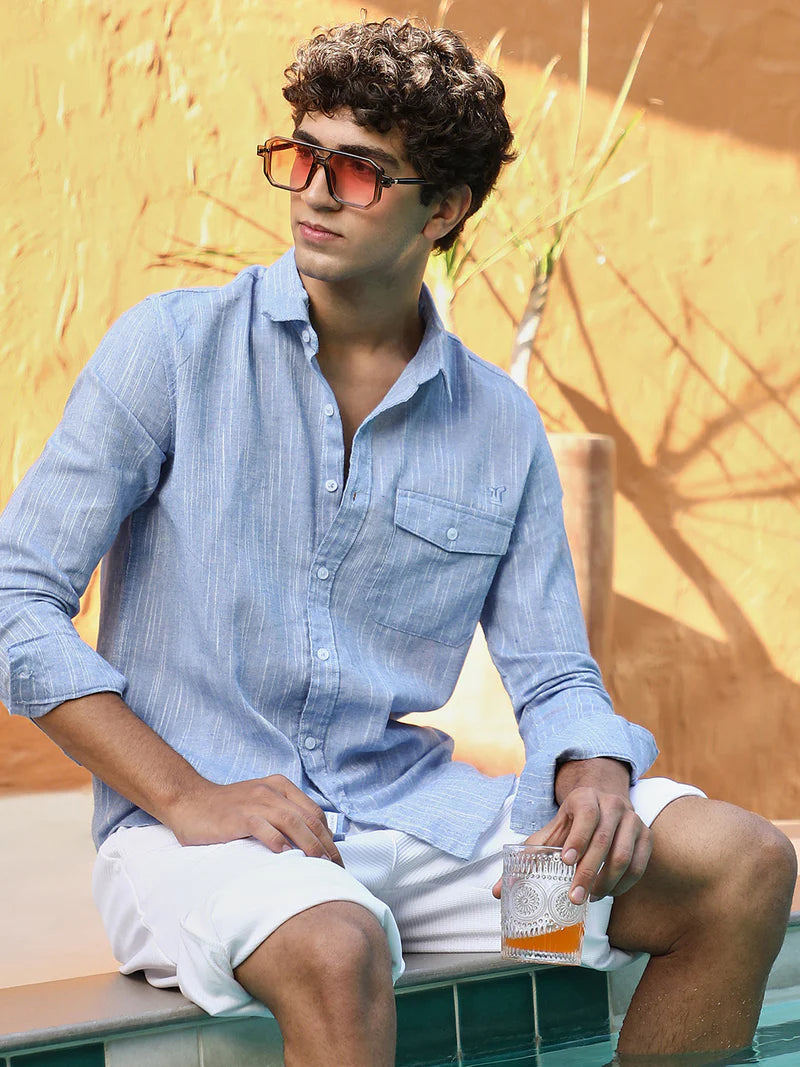 Thread-Jacquard Shirt