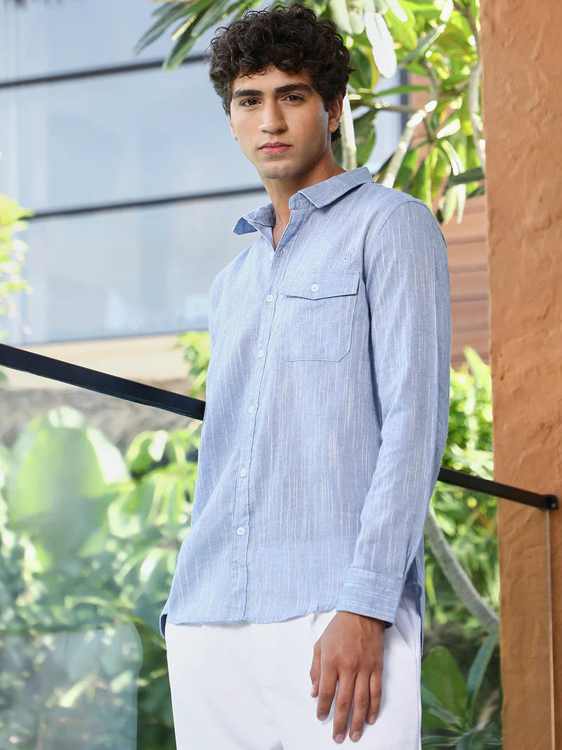 Thread-Jacquard Shirt
