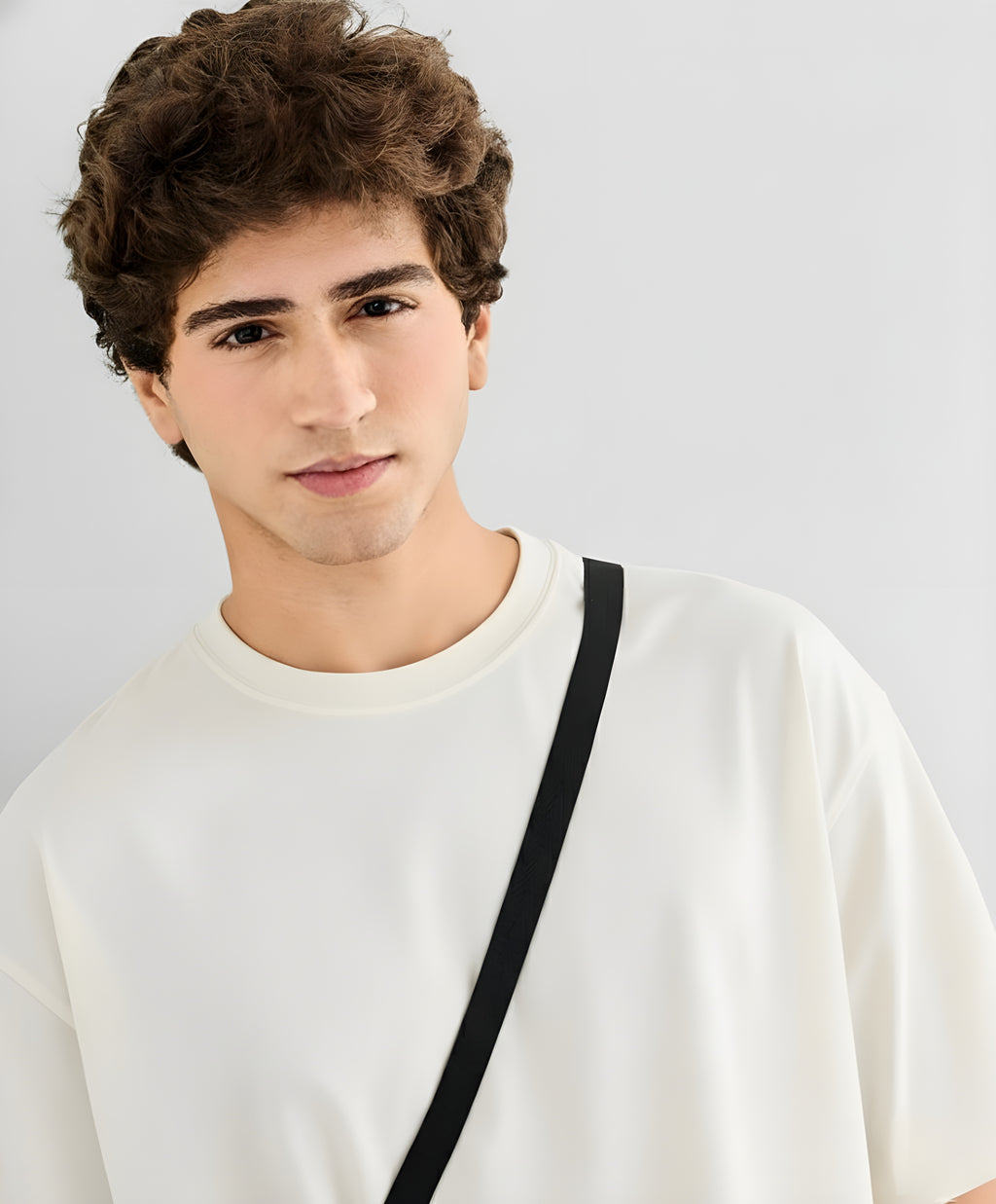 Modern Casual Off-White Oversized Tee