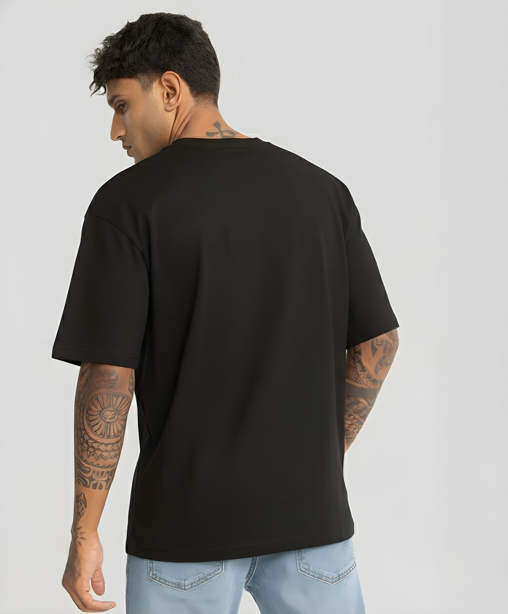 Classic Black Oversized Tee