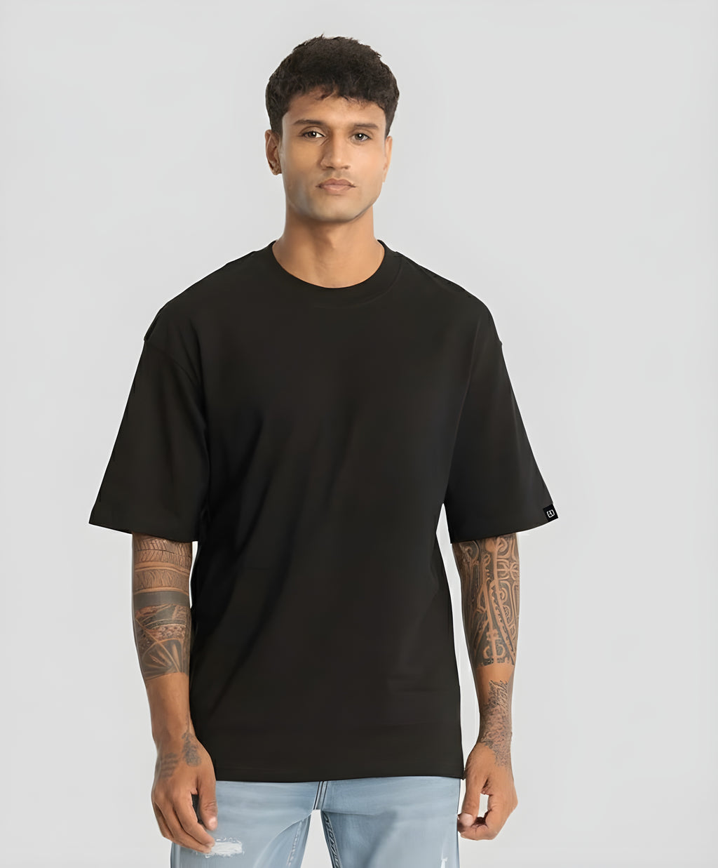 Classic Black Oversized Tee