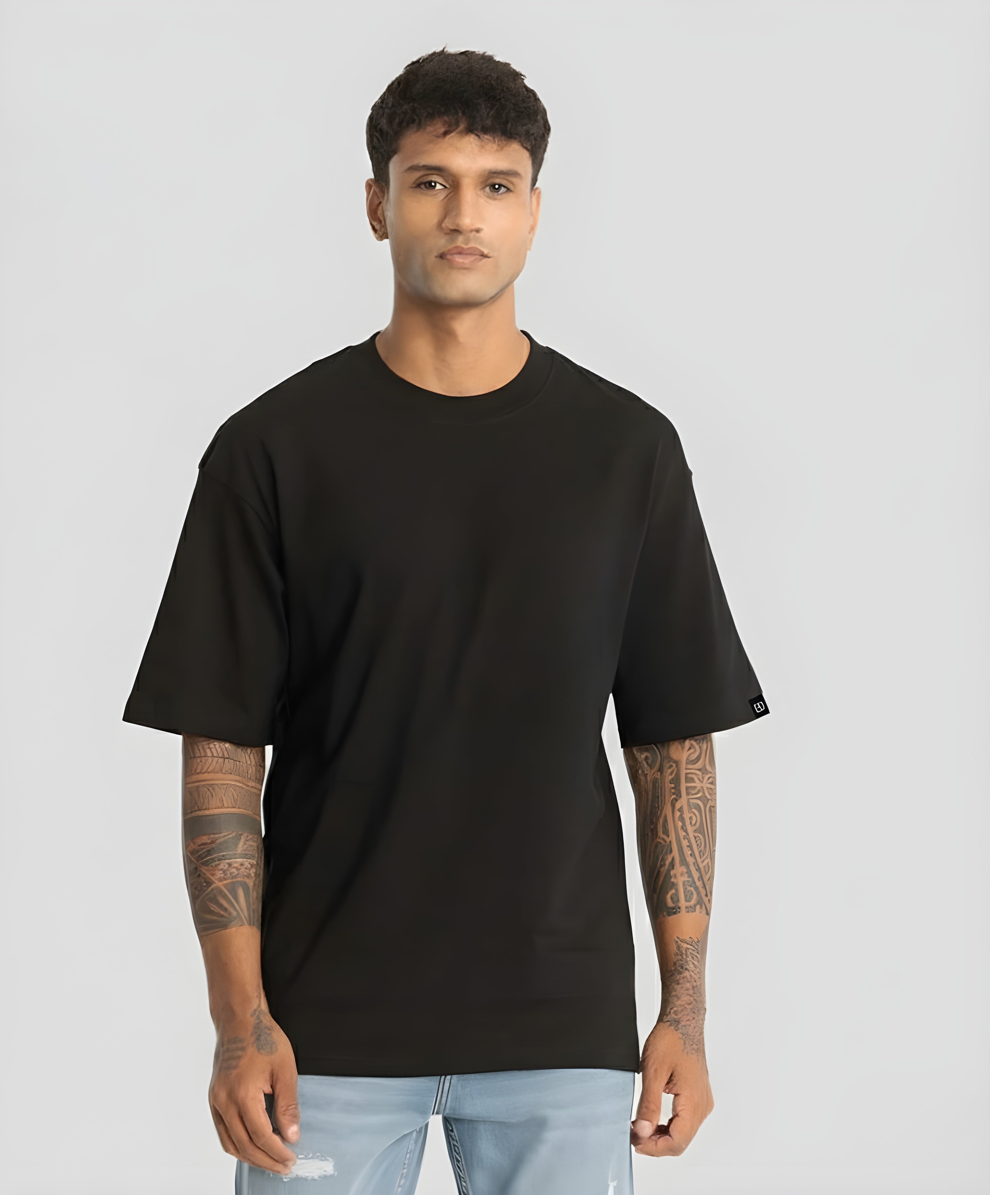 Classic Black Oversized Tee