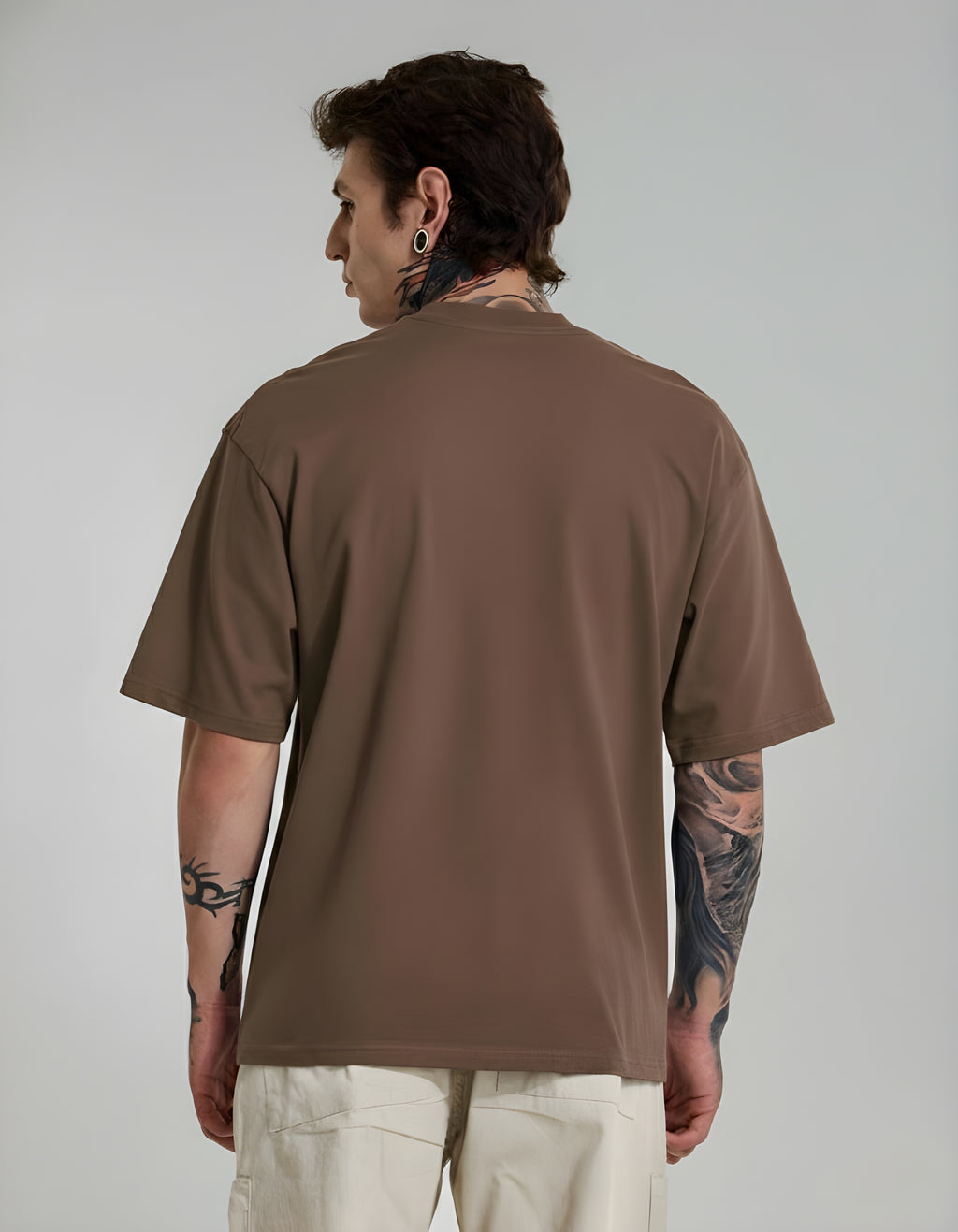 Premium Heavyweight Relaxed Fit Coffee T-Shirt