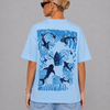 Women's Oversized Shark Graphic T-Shirt